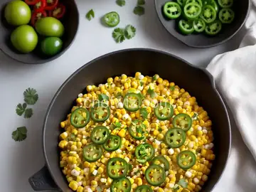 Corn with Jalapenos