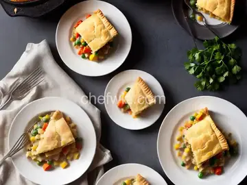 Cornbread Chicken Pot Pie