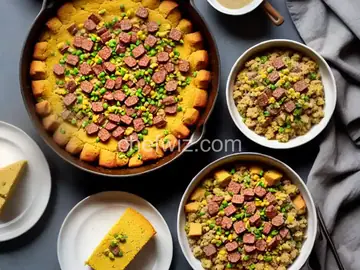 Cornbread, Sausage, and Pecan Dressing