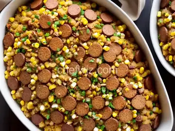 Cornbread Stuffing With Sausage and Corn Nuts