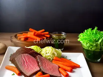 Corned Beef Brisket, Potatoes, Cabbage, and Carrots for St. Patrick's Day