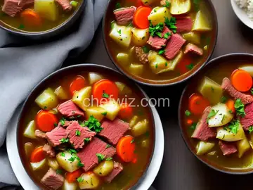 Corned Beef and Cabbage Soup
