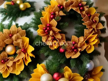 Cornflake Christmas Wreaths