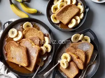 Cornflake-Crusted French Toast With Bananas