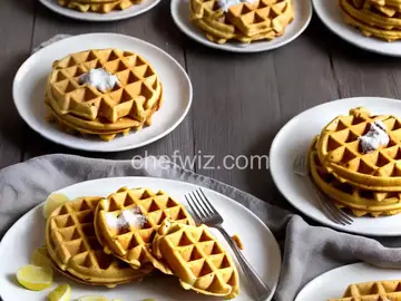 Cornmeal Waffles with Chia Seeds