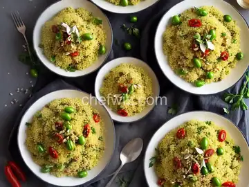 Couscous with Olives and Sun-Dried Tomato