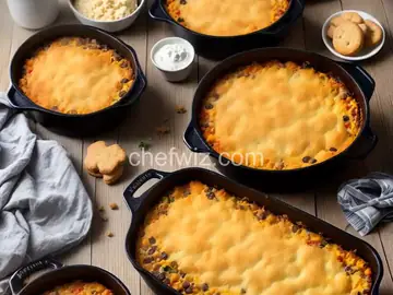 Cowboy Casserole with Biscuits