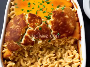 Crab Cake Mac N Cheese