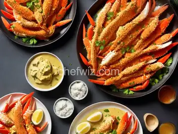 Crab Legs with Garlic Butter Sauce