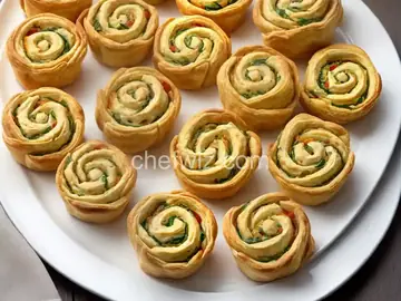 Crab Puff Pastry Pinwheels