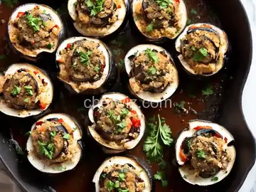 Crab Stuffed Portobellos