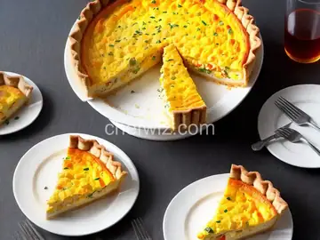 Crab and Cheddar Quiche