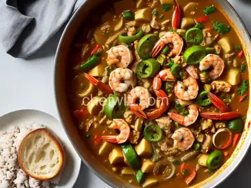 Crab and Shrimp Gumbo with Okra