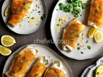 Crabmeat-Stuffed Flounder Roulades