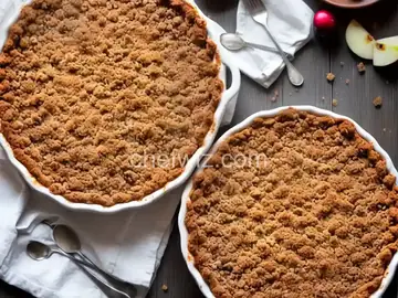 Cranberry-Apple Crumble Pie