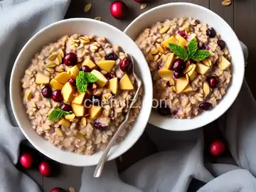 Cranberry Apple Oatmeal