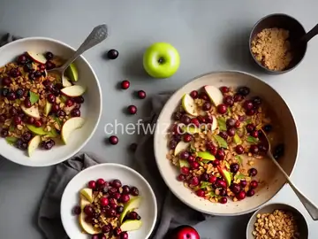 Cranberry, Apple, and Walnut Conserve