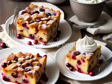 Cranberry Bread Pudding