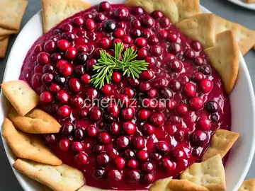 Cranberry Brie Biscuit Dip