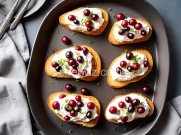 Cranberry Crostini