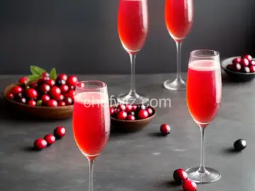 Cranberry Mimosas