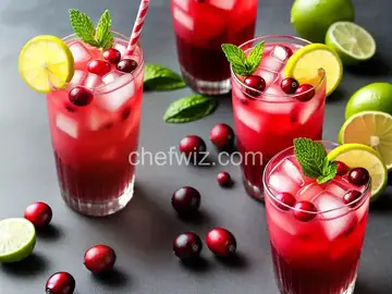 Cranberry Mojitos