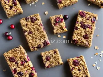Cranberry Nut Oatmeal Granola Bars