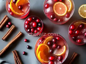 Cranberry-Orange-Cinnamon Vodka Tonic
