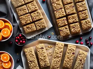 Cranberry Orange Granola Bars