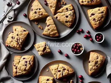 Cranberry-Orange Scones with Walnuts