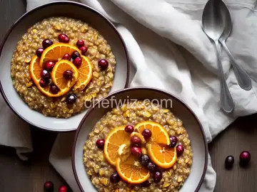 Cranberry Orange Steel Cut Oats