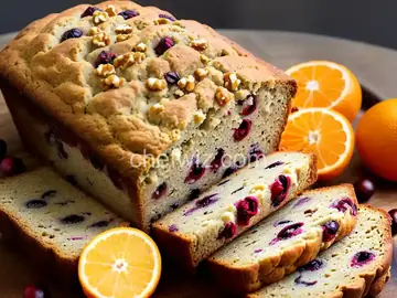 Cranberry Orange Walnut Bread