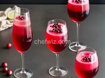 Cranberry-Pomegranate Mimosa
