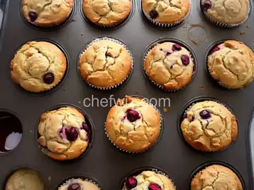 Cranberry Sauce Muffins