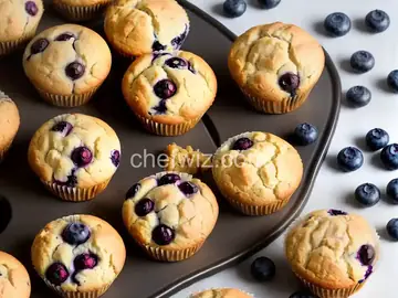 Cream Cheese-Blueberry Muffins