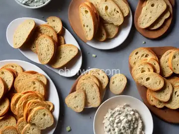 Cream Cheese Crab Spread with Homemade Crostini