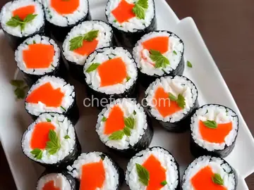 Cream Cheese and Crab Sushi Rolls