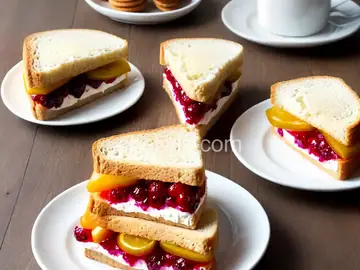 Cream Cheese and Jelly Sandwich