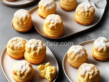 Cream Puff Crack Buns (Choux au Craquelin)