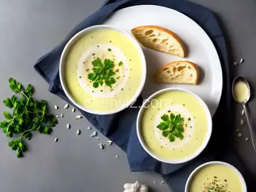 Cream of Garlic Soup (Knoblauchcremesuppe)