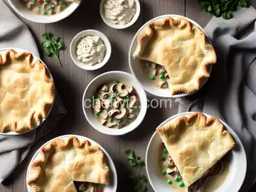 Cream of Mushroom Chicken Pot Pie