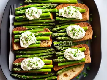 Creamed Asparagus on Toast