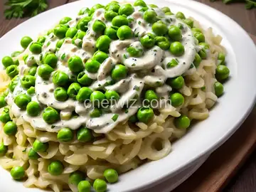 Creamed Onions and Peas