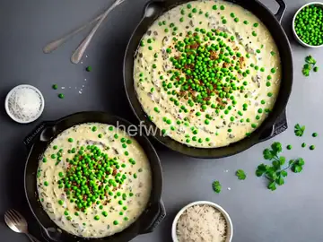 Creamed Peas and Onions