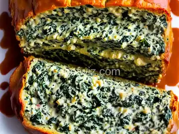 Creamed-Spinach-Stuffed Meatloaf