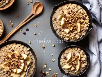 Creamy Apple Cinnamon Raisin Oatmeal