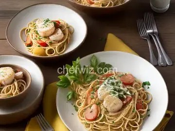 Creamy Bay Scallop Spaghetti