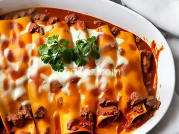 Creamy Beef Enchiladas