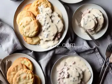 Creamy Biscuits and Gravy