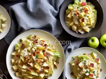 Creamy Cabbage with Apples and Bacon